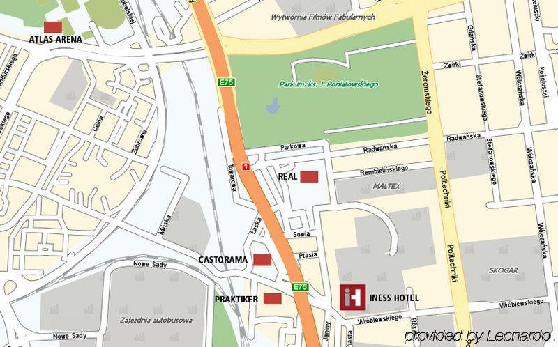 Iness Hotel Lodz  Luaran gambar